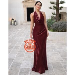 ZARA Halter Neck Maxi Dress NWT
